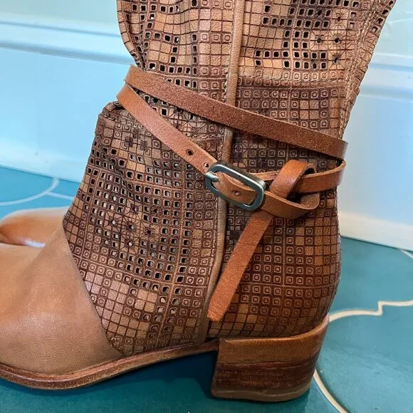 A.S. 98 Tall Perforated detailed Boots - Picture 8 of 14